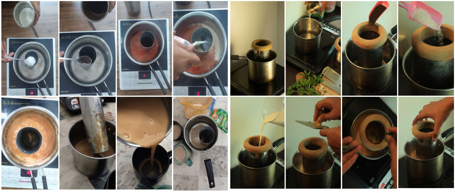 Making and testing the strainer in everyday use.